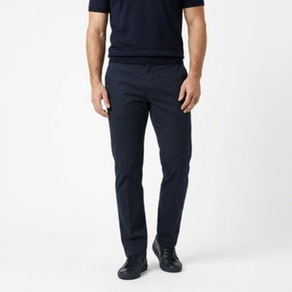 Bonobos Weekday Warrior Dress Pants Mens 35x32 Navy Blue Flat Front Chinos